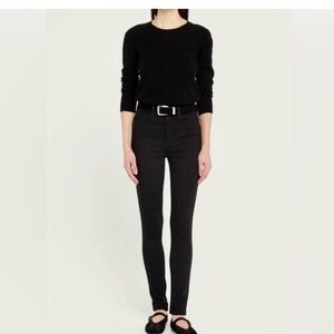 NWOT Rag and Bone Nina Coated Extra Slim Black Jeans SZ 29